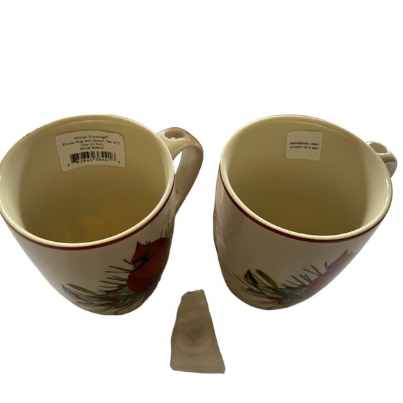 Lenox Winter Greeting Cocoa Mug & Spoon (Set Of 2) - Picture 5 of 6